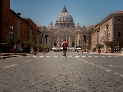 Jogging Rome in the B&B Savoia Area